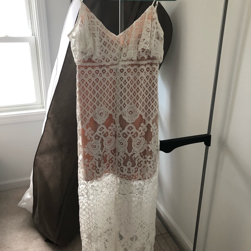 Wayf Lace Maxi Dress